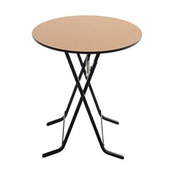 AmTab Caf Table - X Base - Round - 36" Diameter x 42"H (AmTab AMT-CTX3642)