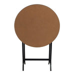 AmTab Caf Table - X Base - Round - 36