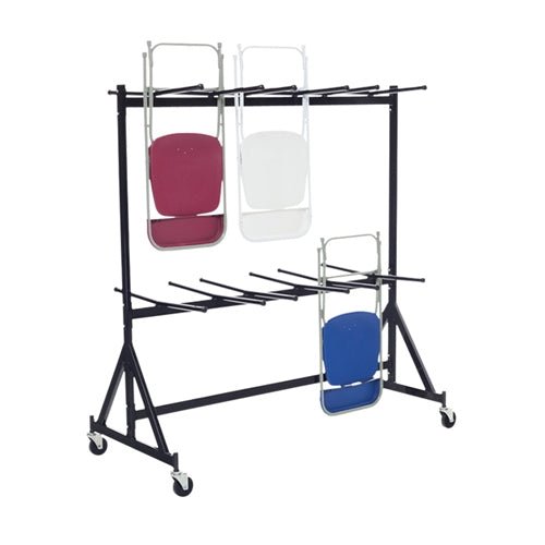 AmTab Chair Cart - Applicable for FOLDINGCHAIR-1 - 35"W x 66"L x 75"H (AMT-FOLDINGCHAIRCART-4) - SchoolOutlet
