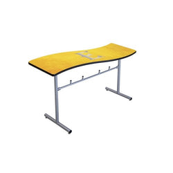 AmTab Caf Table - Wave - 30"W x 72"L x 42"H  (AMT-LTSW30642D)