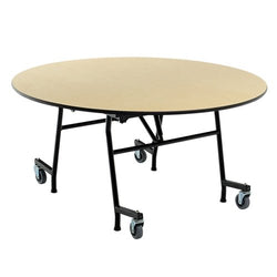 AmTab Mobile E-Z Tilt Table - Round - 48" Round Diameter x 42"H (AmTab AMT-MRZT4842)