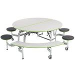 AmTab Mobile Stool and Bench Table - Round - 60