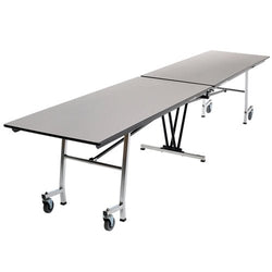 AmTab Mobile Shape Table - Rectangle - 36"W x  10'1"L (AmTab AMT-MT1036)