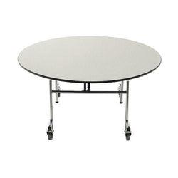 AmTab Mobile E-Z Tilt Table - Round - 60" Round Diameter  (AMT-QUICK-MRZT60-GNBC)