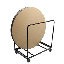 AmTab Heavy-Duty Table Cart - Applicable for 48/60/72" Diameter Round Tables - 30"W x 48"L x 41"H  (AMT-QUICK-TCR-B)