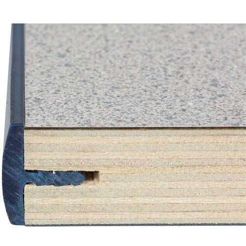 AmTab Folding Table - Particleboard Core - Round - 42" Diameter x 29"H (AmTab AMT-R42D) - SchoolOutlet