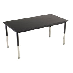 AmTab Science Lab Table - 36"W x 72"L x Adjustable Height 30" to 38" - Epoxy Resin Chem Res Top  (AMT-SCI366ER)