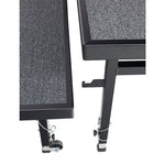 AmTab Adjustable Height Stage - Carpet Top - 36