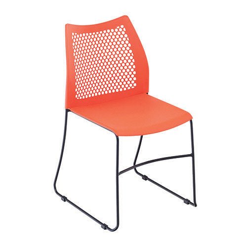 AmTab Stackable Caf Chair - 17.75"W x 20"L x 31"H - Seat Height 17"H (AMT-STACKCAFECHAIR-2) - SchoolOutlet