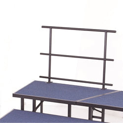 AmTab Stage and Riser Guard Rail - Chair Stop - 46"W x 31"H  (AmTab AMT-STGR48)