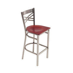 AmTab Tall Caf Chair - 17"W x 18"L x 42.25"H - Seat Height 29"H  (AMT-TALLCAFECHAIR-1)