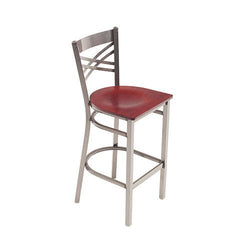 AmTab Tall Cafe Chair - 17"W x 18"L x 42.25"H - Seat Height 29"H  (AMT-TALLCAFECHAIR-1)