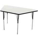 AmTab Whiteboard Table Markerboard Table Dry Erase Table - Activity Legs - TrapE-Zoid - 36