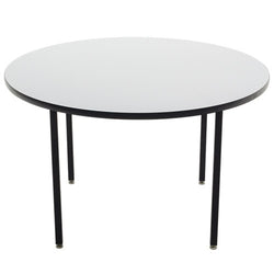 AmTab Whiteboard Table Markerboard Table Dry Erase Table - Utility - All Welded - Round - 36" Diameter  (AmTab AMT-WAWR36D)