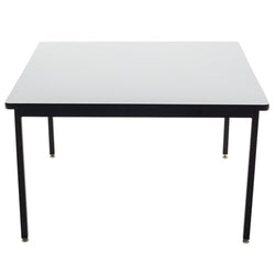 AmTab Whiteboard Table Markerboard Table Dry Erase Table - Utility - All Welded - Square - 48"W x 48"L  (AmTab AMT-WAWSQ48D)