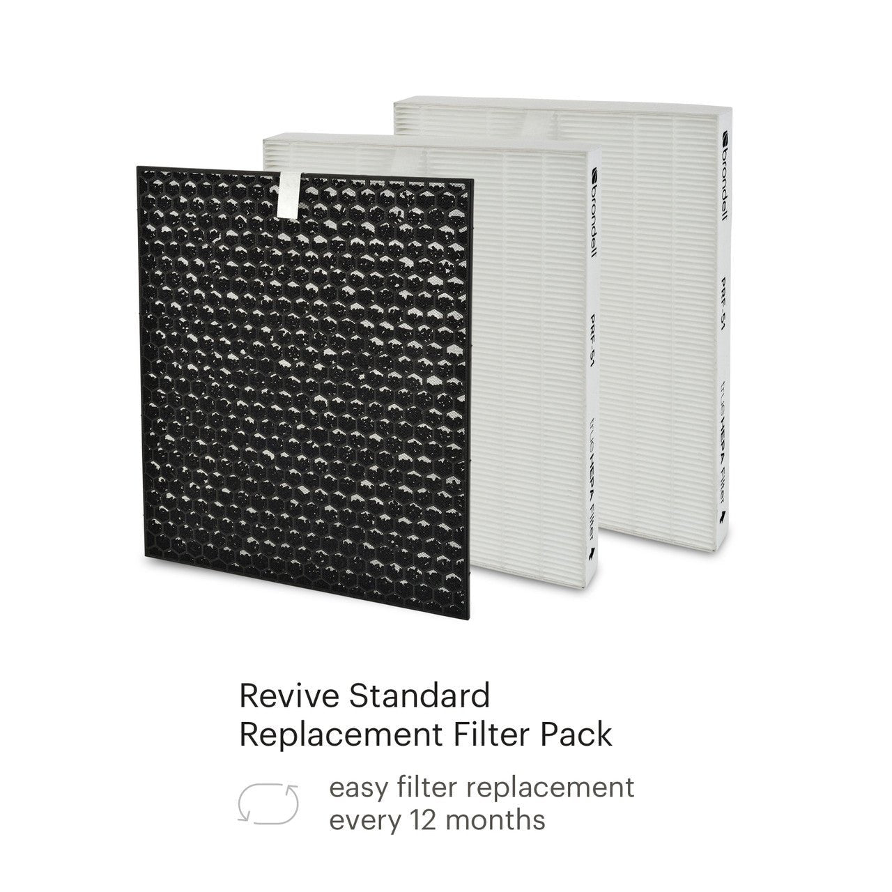 Brondell Revive Carbon and True HEPA Replacement Pack - SchoolOutlet