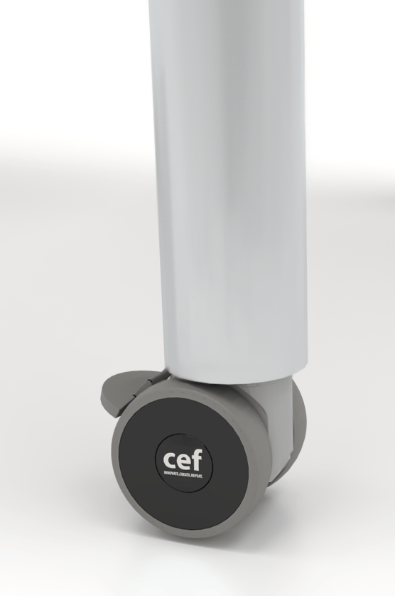 CEF Caster Set of 4 for ESTO Student Desk - SchoolOutlet