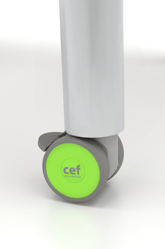 CEF Caster Set of 4 for ESTO Student Desk - SchoolOutlet