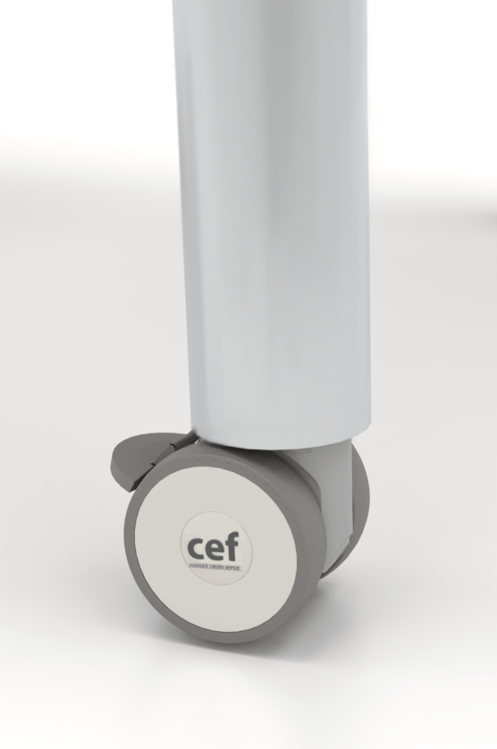 CEF Caster Set of 4 for ESTO Student Desk - SchoolOutlet