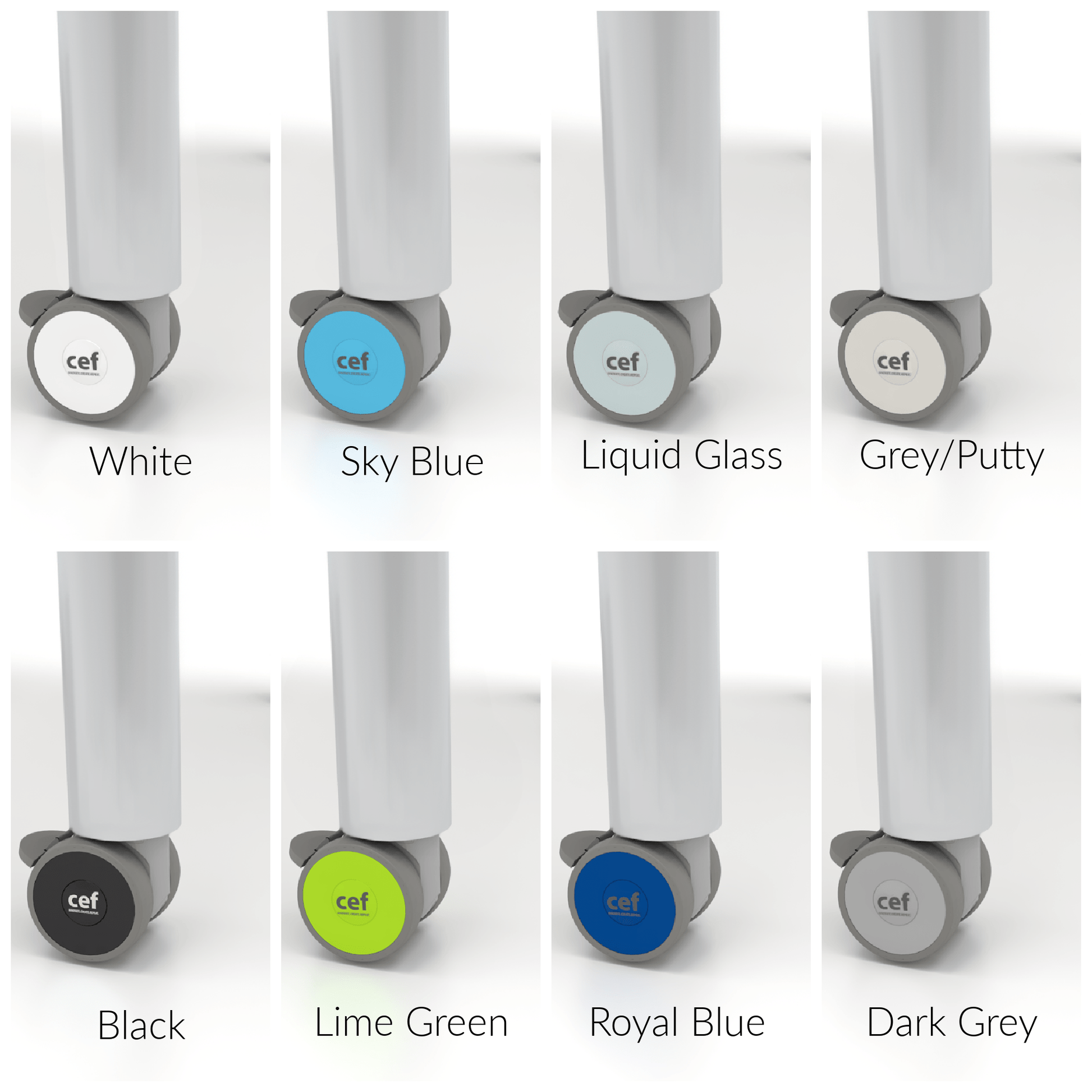 CEF Caster Set of 6 only for HYVE Tables - SchoolOutlet