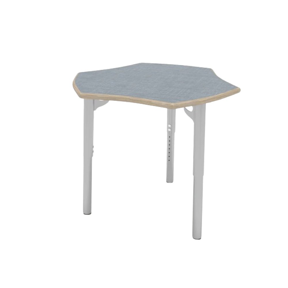 CEF ESTO Hyve Student Desk 28" x 32.5" High-Pressure Laminate Top with Colored T-Molding and Adjustable Height Legs - SchoolOutlet