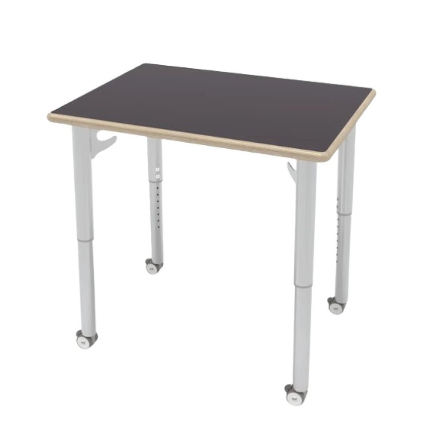CEF ESTO Rectangle Student Desk 30" x 22" High-Pressure Laminate Top with Colored T-Molding and Adjustable Height Legs - SchoolOutlet