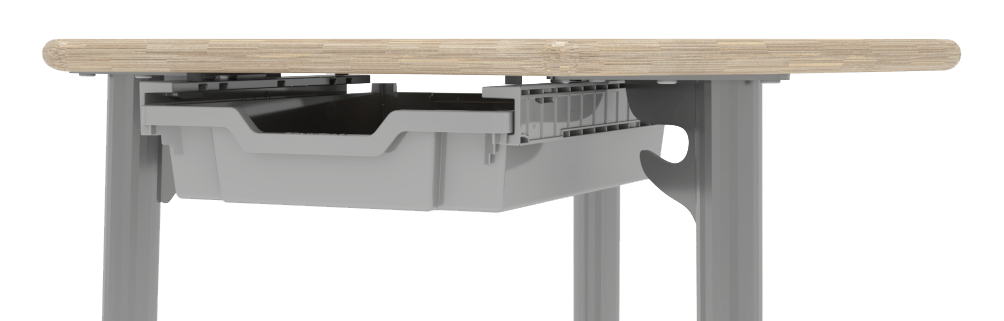 CEF Gratnell's Undermount 3" Pullout Plastic Pencil Drawer (Internal) - SchoolOutlet