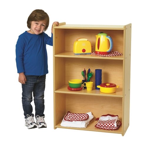 Children's Factory Value Line Narrow 3-Shelf Storage 24 12 36 in (CHI-ANG7083) - SchoolOutlet