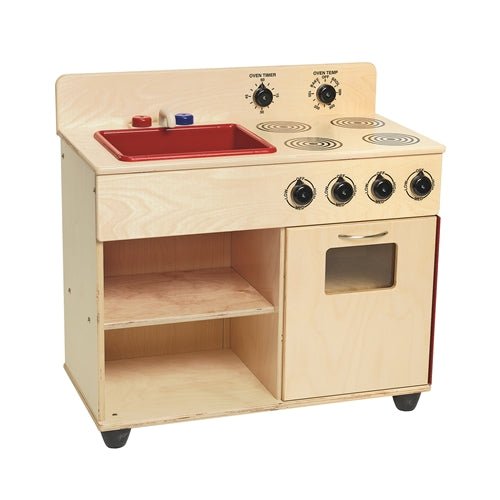 Children's Factory Value Line Birch 2-In-1 Kitchen CHI-ANG9087 - SchoolOutlet
