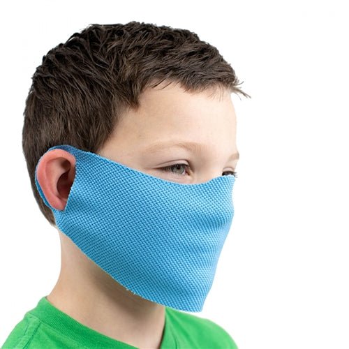Children's Factory No-Sew Flat Face Mask with slits for Ears - Youth (CF07) - SchoolOutlet