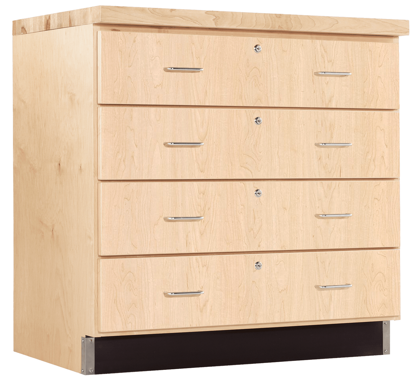 Diversified Woodcrafts Maple Base Cabinet - 4 Drawers (Diversified Woodcrafts DIV-121-3622M) - SchoolOutlet
