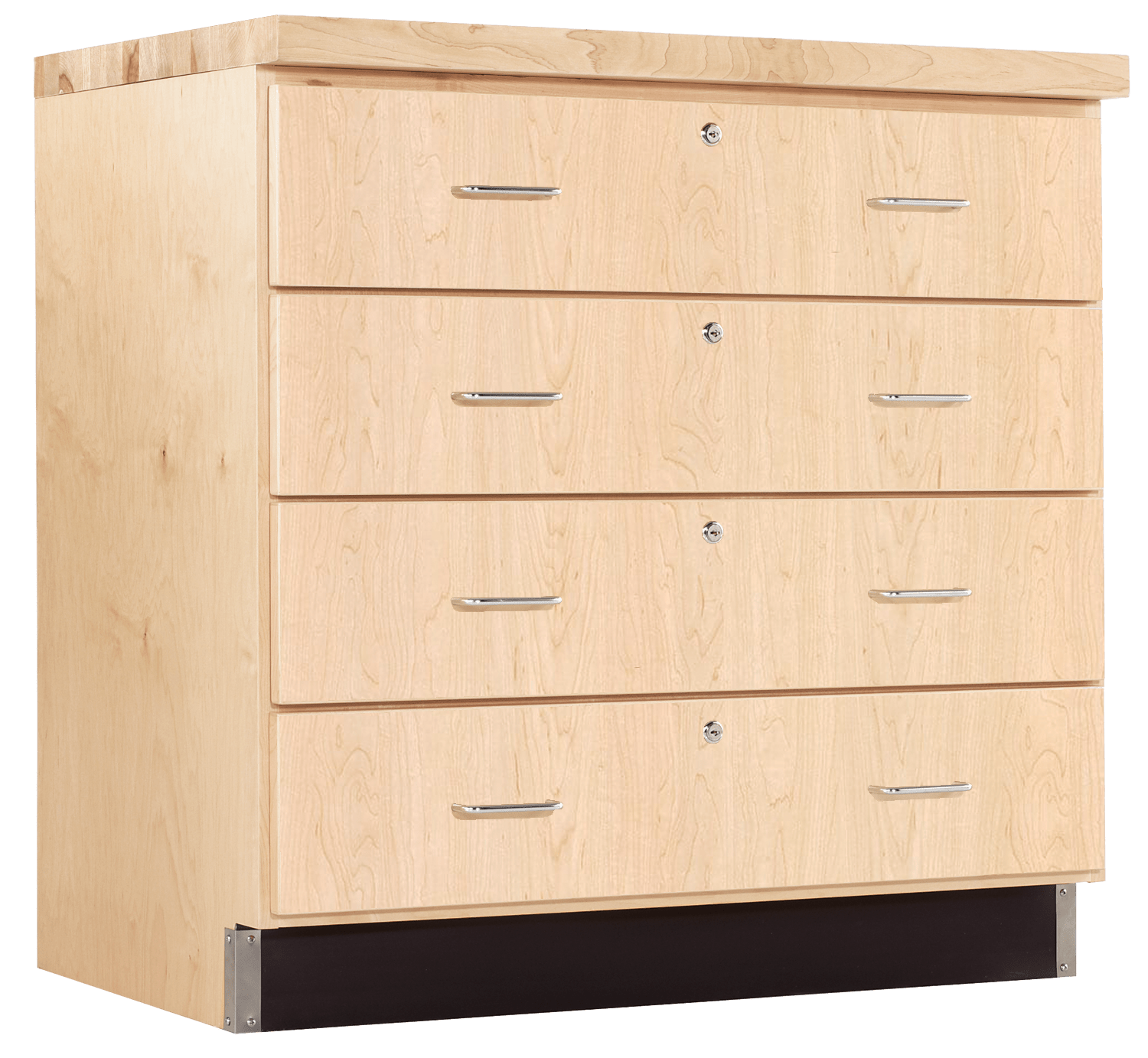 Diversified Woodcrafts DIV1213622M Maple Base 4 Drawers