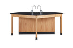 Diversified Woodcrafts Forward Vision I Workstation, 4 Student w/ Sink (Diversified Woodcrafts DIV-2946K) - SchoolOutlet