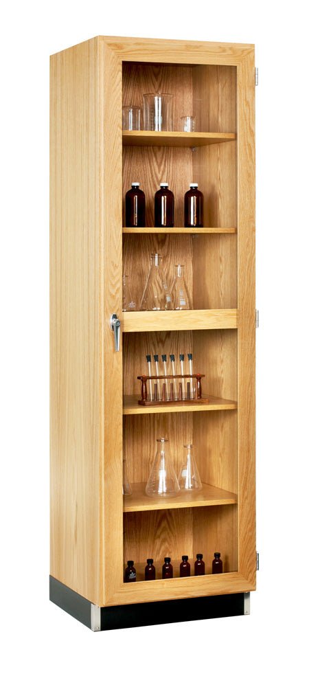 Diversified Woodcrafts Wall Storage Cabinet w/ Glass Doors - 24" W X 22" D (Diversified Woodcrafts DIV-315-2422K) - SchoolOutlet