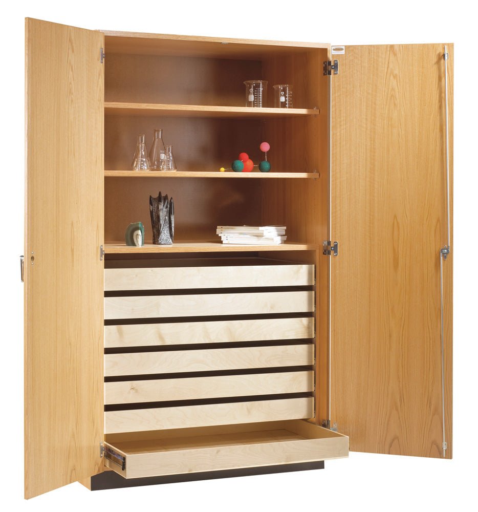 Diversified Woodcrafts Rock/Paper Storage Cabinet - 48" W x 30" D (Diversified Woodcrafts DIV-354-4830K) - SchoolOutlet