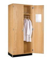Diversified Woodcrafts Oak Wardrobe Storage Cabinet - 36" W x 22" D (Diversified Woodcrafts DIV-360-3622K) - SchoolOutlet