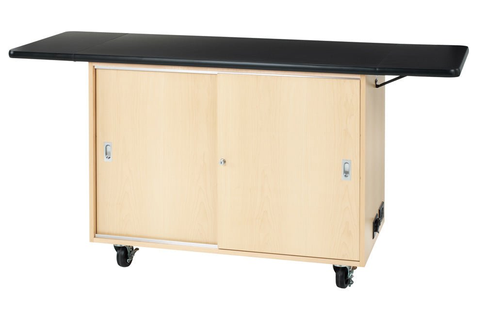 Diversified Woodcrafts Classic Mobile Demonstration Table - 48" W x 24" D (Diversified Woodcraft DIV-4121MF) - SchoolOutlet