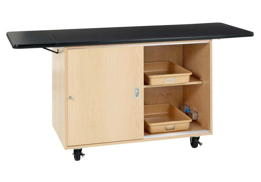 Diversified Woodcrafts Classic Mobile Demonstration Table - 48" W x 24" D (Diversified Woodcraft DIV-4121MF) - SchoolOutlet