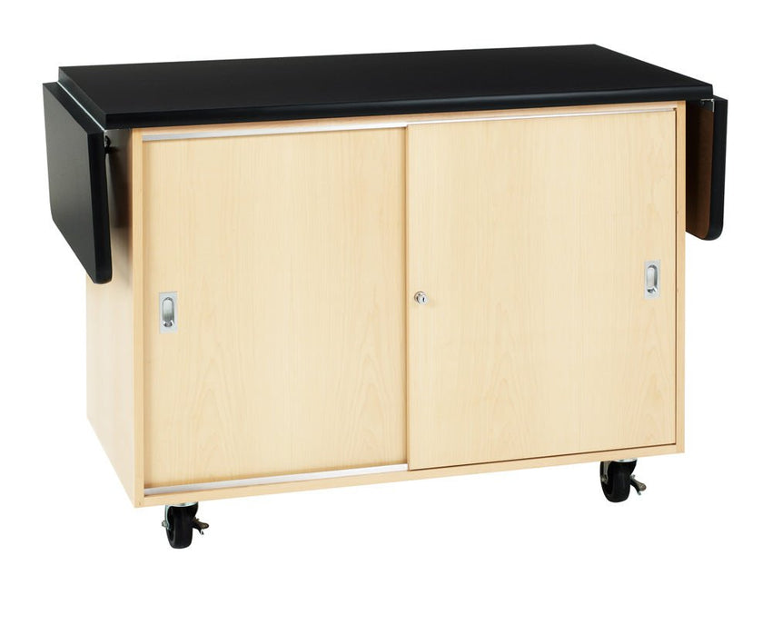 Diversified Woodcrafts Classic Mobile Demonstration Table - 48" W x 24" D (Diversified Woodcraft DIV-4121MF) - SchoolOutlet