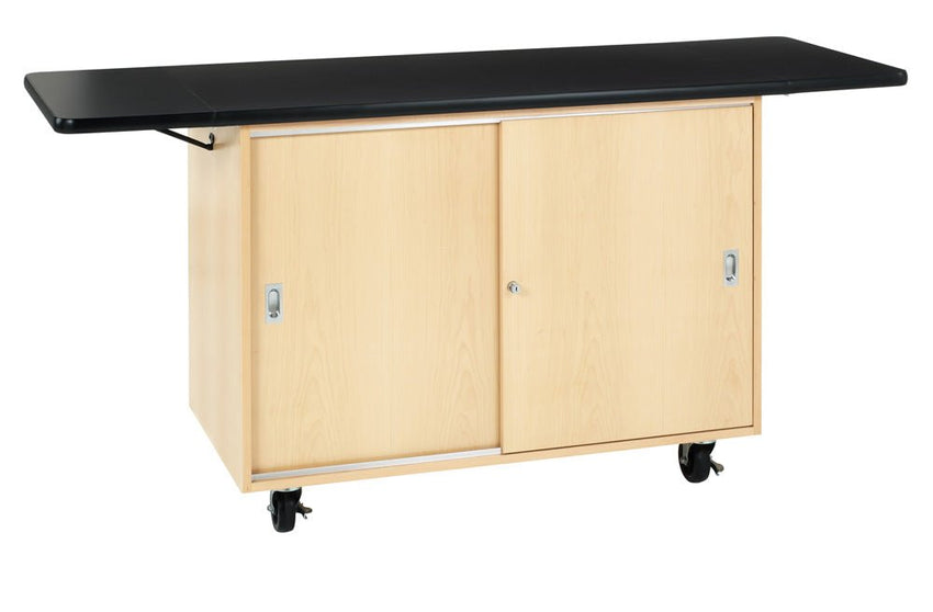 Diversified Woodcrafts Classic Mobile Demonstration Table - 48" W x 24" D (Diversified Woodcraft DIV-4121MF) - SchoolOutlet