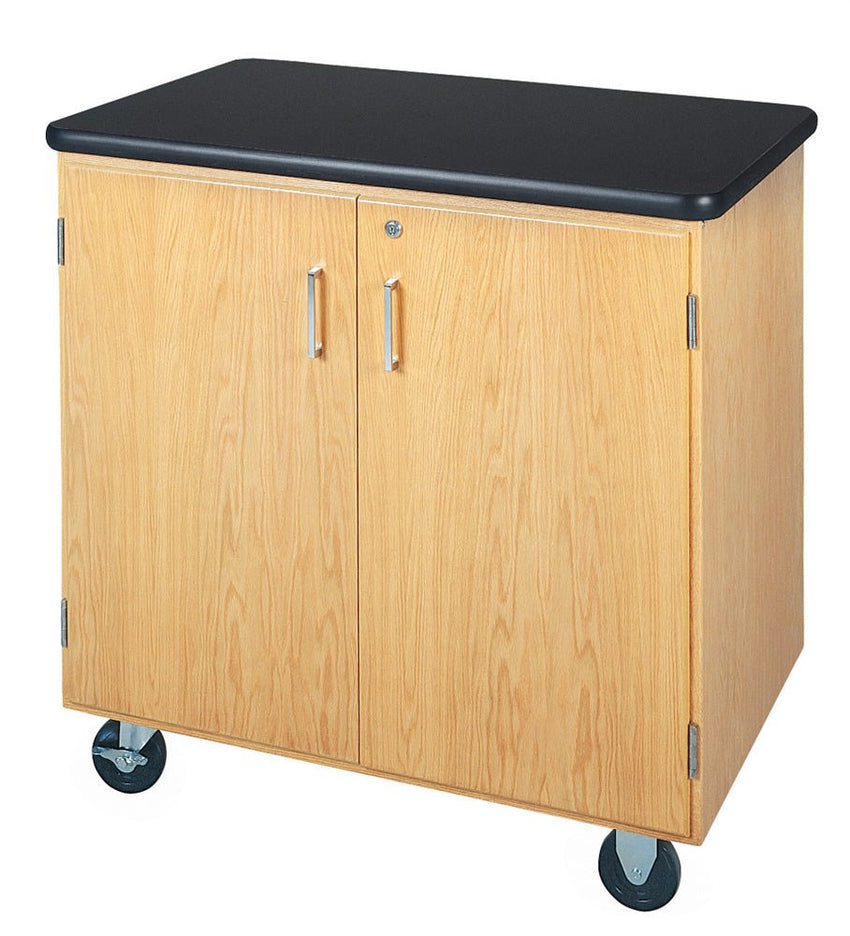 Diversified Woodcrafts Mobile Storage Cabinet w/ Plastic Laminate Top - 36" W x 24" D (Diversified Woodcraft DIV-4401K) - SchoolOutlet