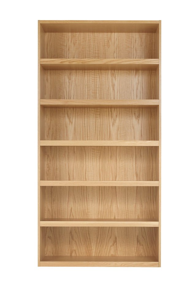 Diversified Woodcrafts Oak Storage Bookcase - 72" Height (Diversified Woodcrafts DIV-447-3616) - SchoolOutlet