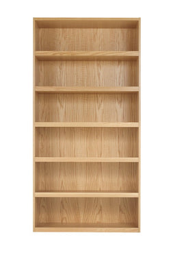 Diversified Woodcrafts Oak Storage Bookcase - 72" Height (Diversified Woodcrafts DIV-447-3616)