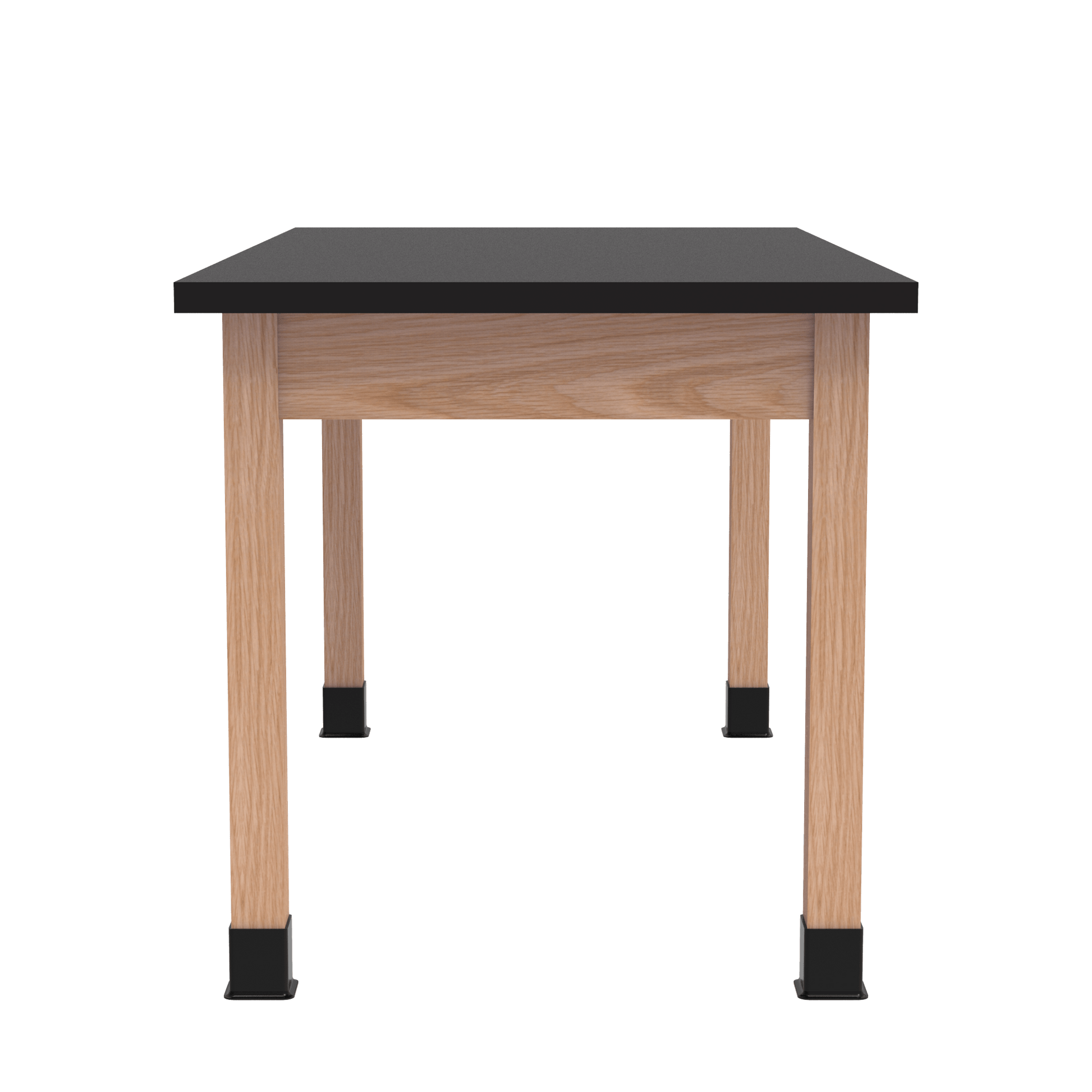 Diversified Woodcrafts Science Table w/ Book Compartment - 72" W x 30" D - Solid Oak Frame and Adjustable Glides - SchoolOutlet