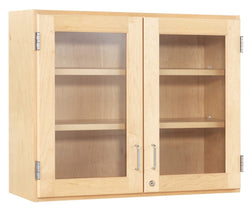 Diversified Woodcrafts Glass Door Wall Storage Cabinet - 36"W x 30"H