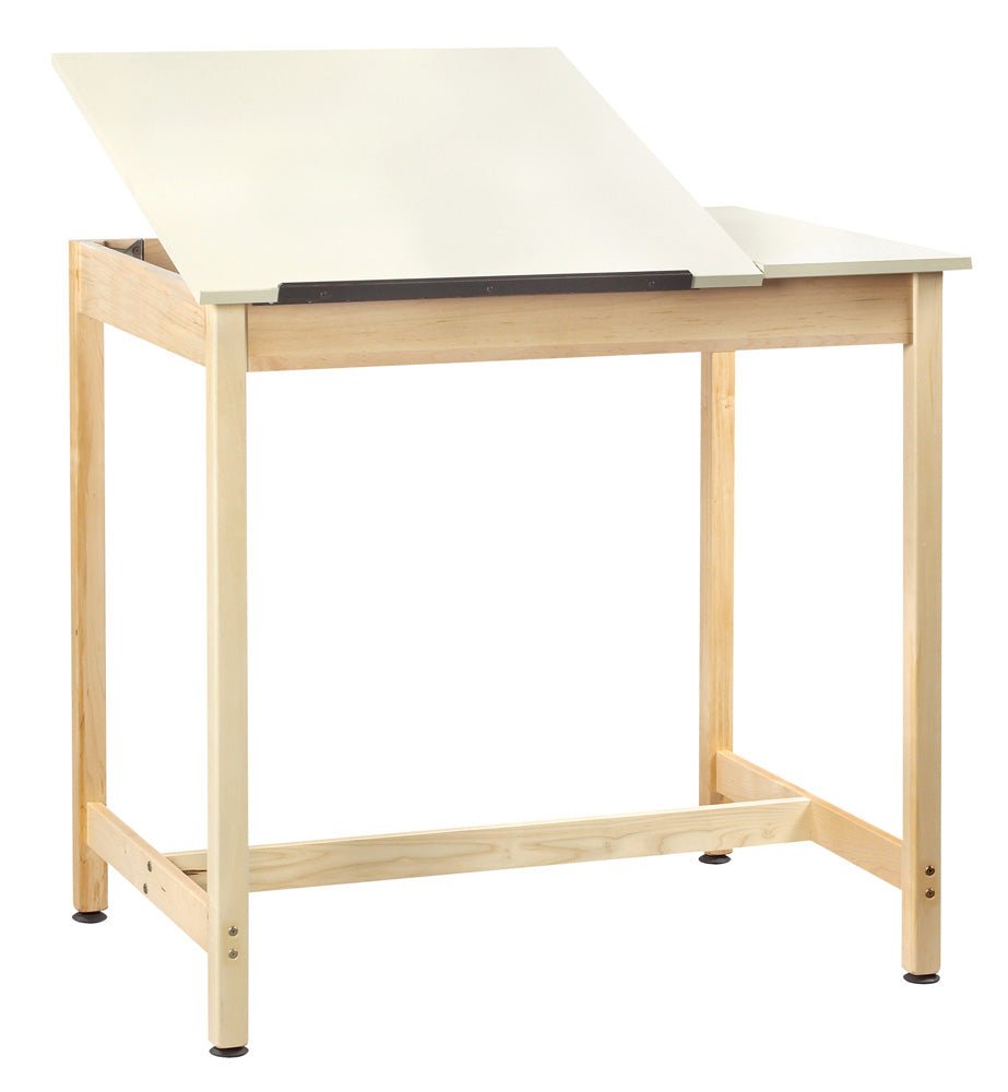 Diversified Woodcrafts Art / Drafting Table w/ 2 Piece Adjustable - 42"W x 30"D (Diversified Woodcrafts DIV-DT-60SA) - SchoolOutlet