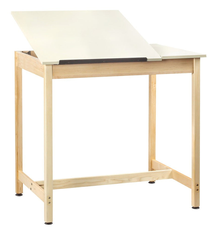 Diversified Woodcrafts Art / Drafting Table w/ 2 Piece Adjustable - 42"W x 30"D (Diversified Woodcrafts DIV-DT-60SA) - SchoolOutlet