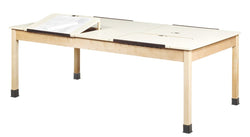 Diversified Woodcrafts 4 Station Drafting Table - 84"W x 48"D (Diversified Woodcrafts DIV-DT-90PL)