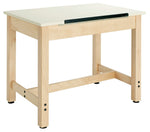 Diversified Woodcrafts Art / Drafting Table w/ 1 Piece Top - 36