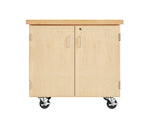 Diversified Woodcrafts Enclosed Mobile Demonstration Cabinet - 36